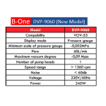 Rotary Vane Vacuum Pump DVP-9060 (New Model)
