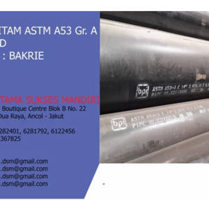 Pipa Baja Welded A53 Bakrie