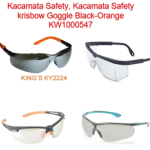 Kacamata Safety, Kacamata Safety Krisbow Goggle Black-Orange KW1000547