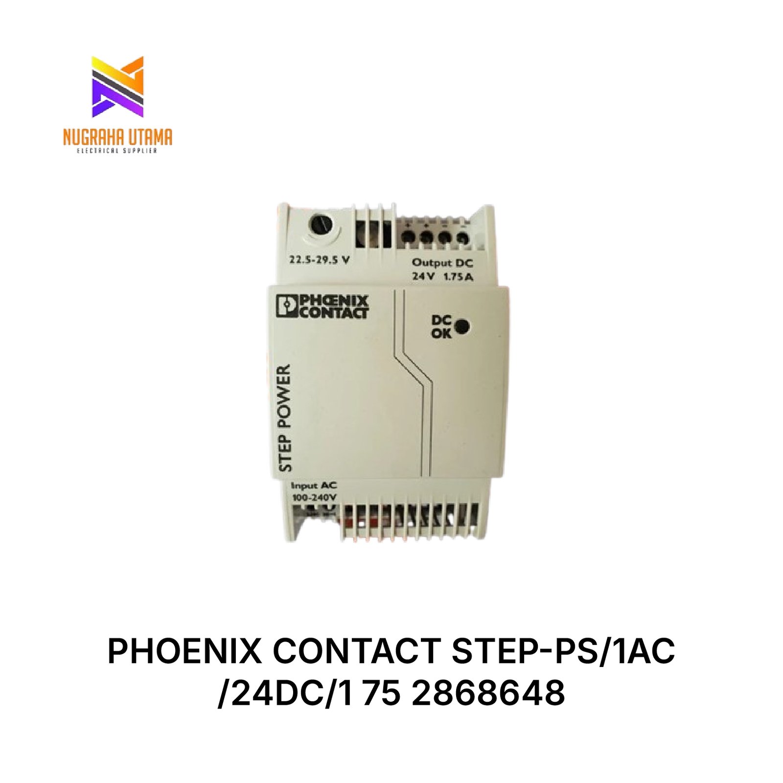 PHOENIX CONTACT STEP-PS/1AC/24DC/1 75 2868648