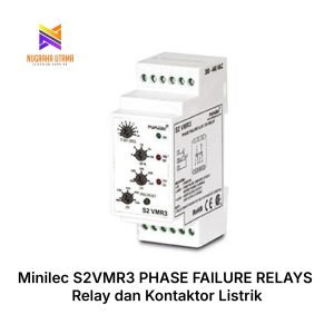 Minilec S2VMR3 PHASE FAILURE RELAYS Relay dan Kontaktor Listrik