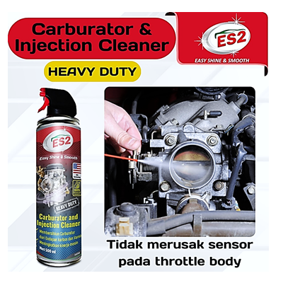 ES2 Pembersih Karburator HEAVY DUTY / Pembersih Injeksi / Carburator & Injection Cleaner - 300 ML