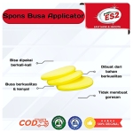 ES2 Busa Spon Kuning Bulat Wax Poles Kompon Detailing Mobil Motor - 1,5 CM