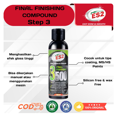 ES2 Final Finishing Compound Penghilang Baret Halus Step 3