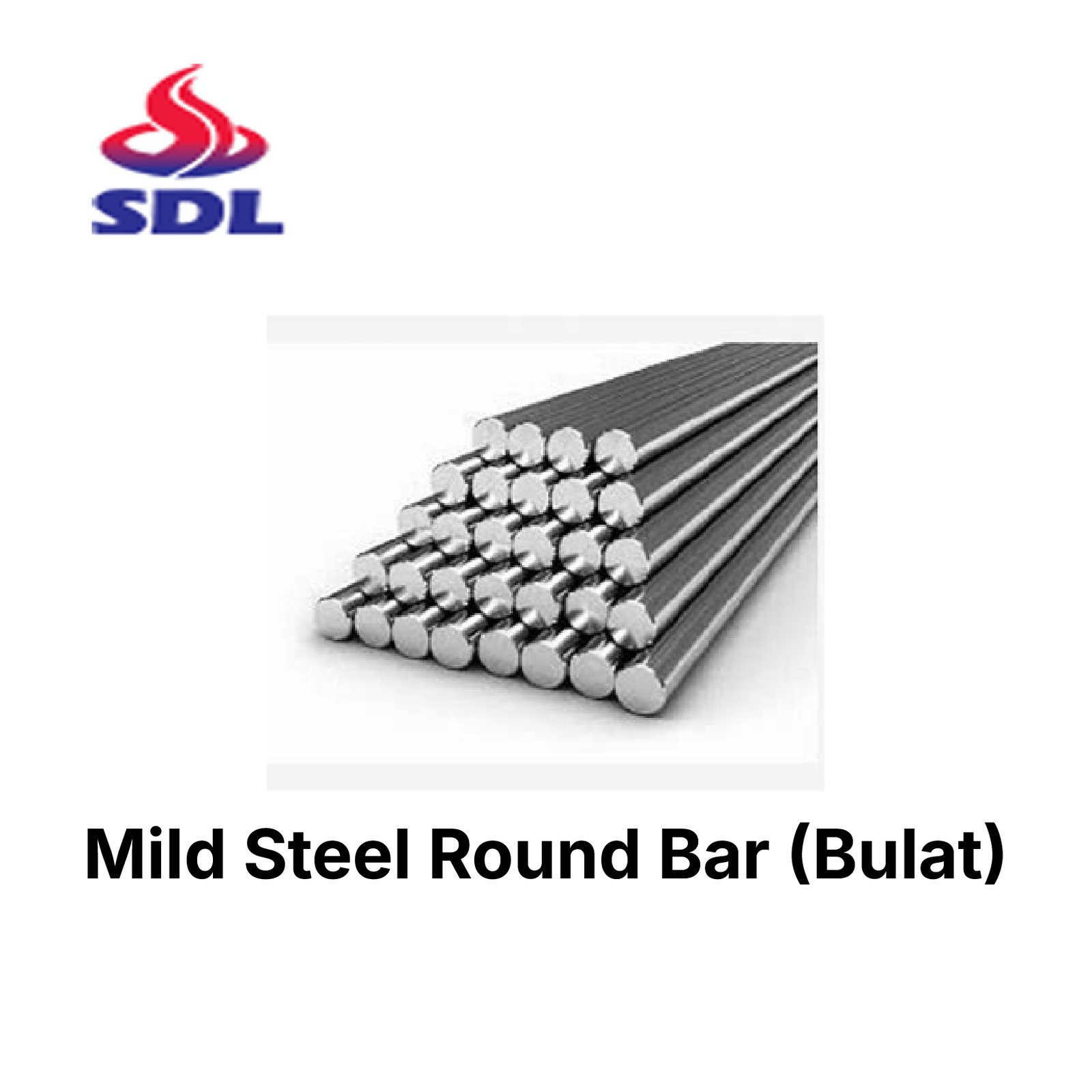 Mild Steel Round Bar (Bulat)