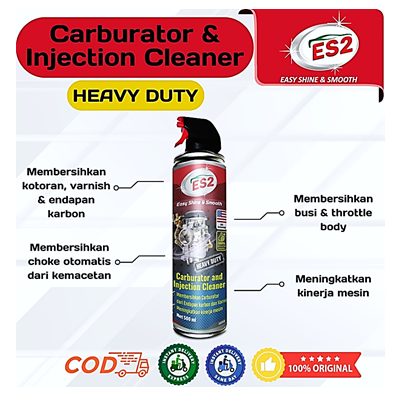 ES2 Carburator & Injection Cleaner Pembersih Karburator HEAVY DUTY