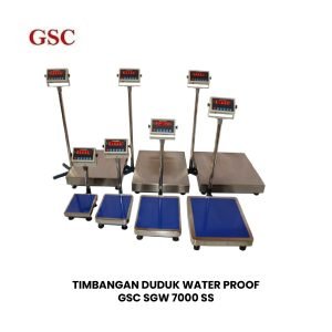 TIMBANGAN DUDUK WATERPROOF GSC SGW 7000 SS