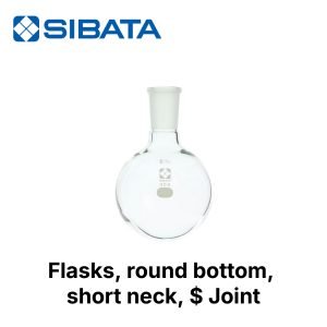 Flasks, round bottom, short neck, $ Joint
