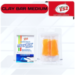 ES2 Clay Bar Pembersih Bodi Kaca Kap Lampu Knalpot Medium Claybar Penghilang Noda Aspal semprotan Cat Getah Kotoran Burung Daki Mobil Serbaguna