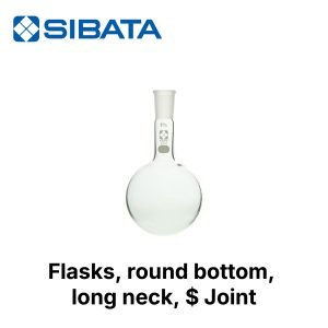 Flasks, round bottom, long neck, $ Joint