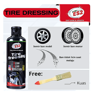 ES2 Semir Penghitam Ban Mobil/Motor & Pengkilap Ban Mobil