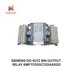 SIEMENS DO-6212 BIN OUTPUT RELAY 6MF11130GC120AA0GG