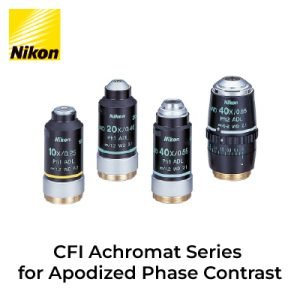 CFI Achromat Series for Apodized Phase Contrast