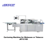 Cartoning Machine for Molasses or Tobacco JET-C100