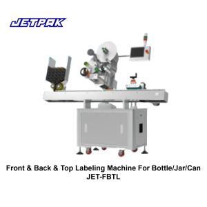 Front & Back & Top Labeling Machine For Bottle/Jar/Can JET-FBTL