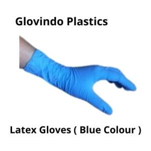 Latex Gloves ( Blue Colour)