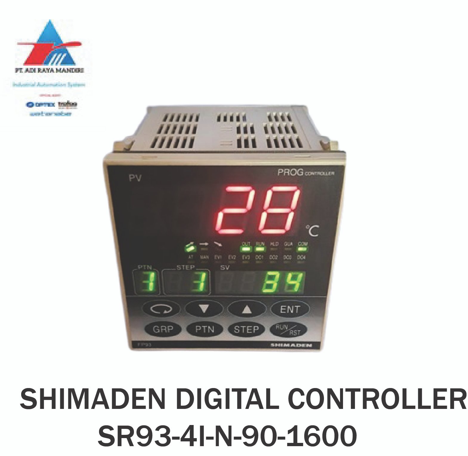 SHIMADEN DIGITAL CONTROLLER SR93-4I-N-90-1600