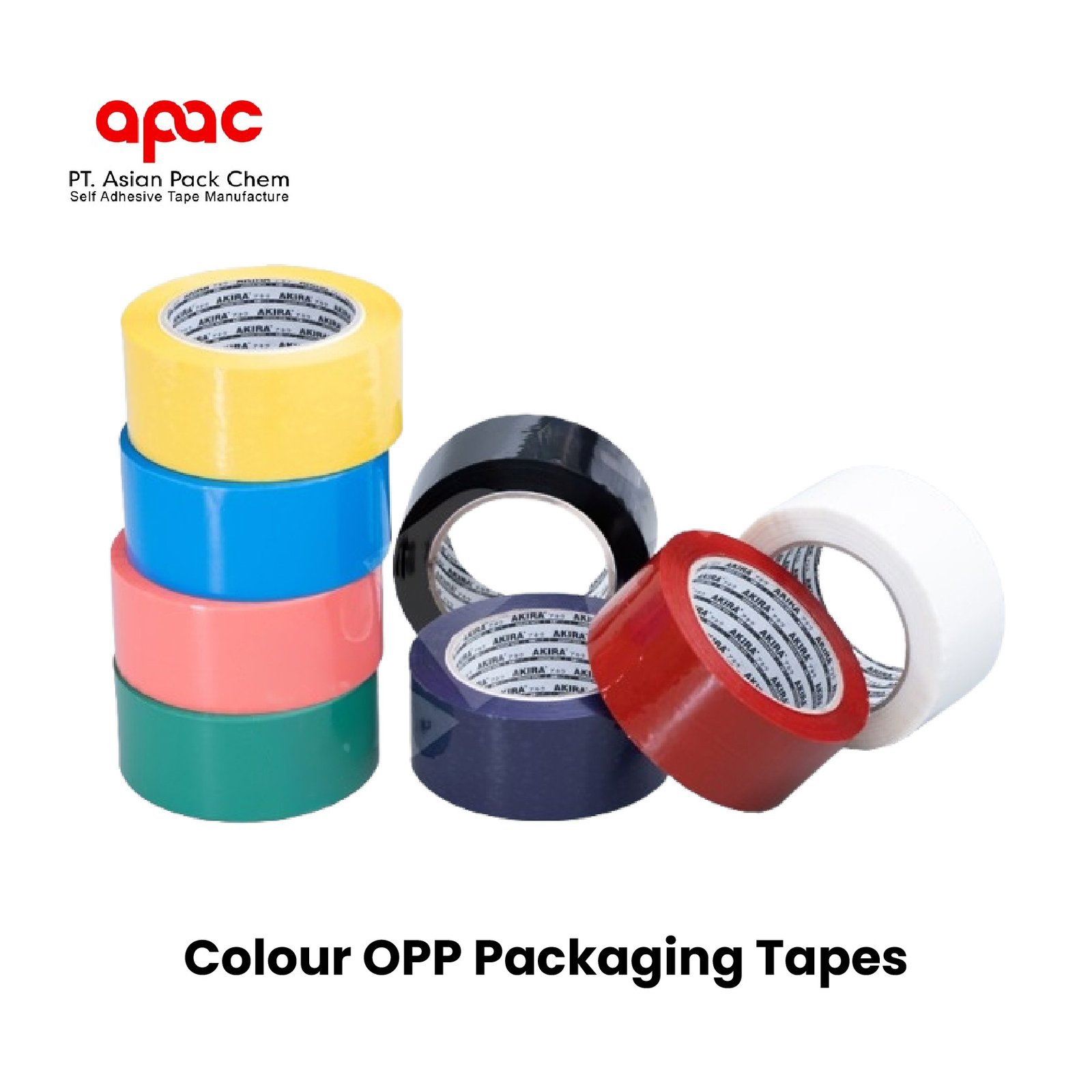 Colour OPP Packaging Tapes