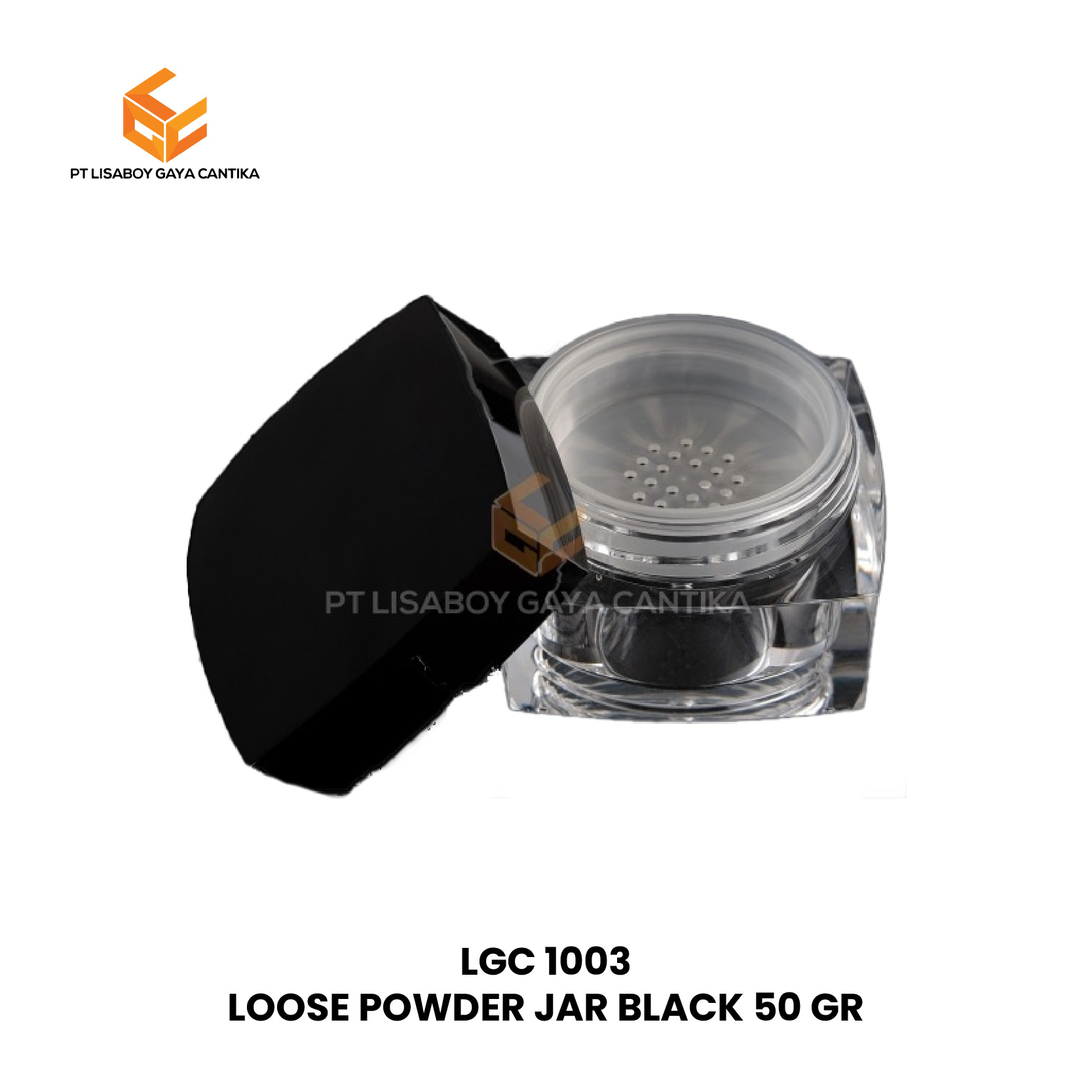 LOOSE POWDER JAR BLACK 50 GR