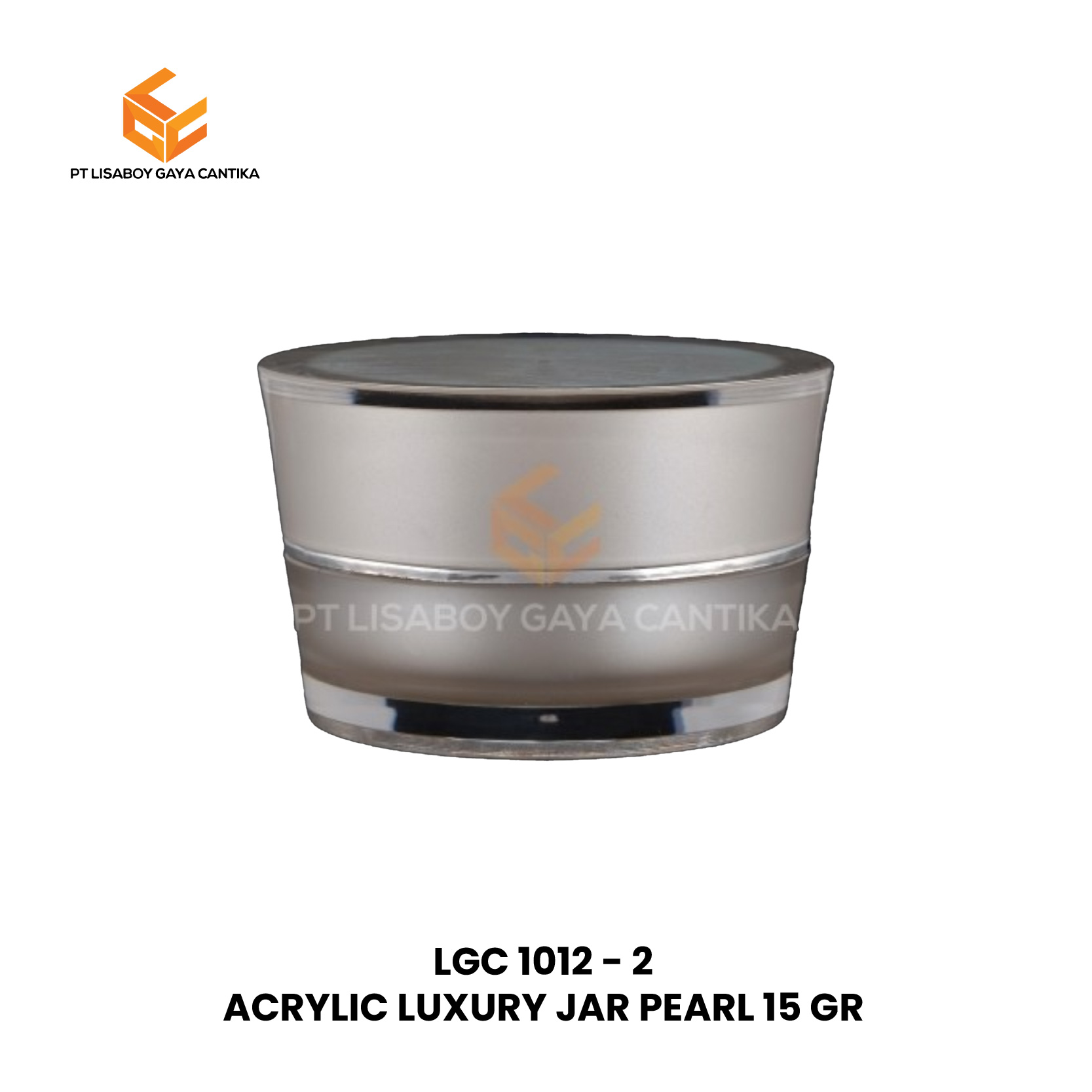 ACRYLIC LUXURY JAR PEARL 15 GR