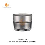 ACRYLIC LUXURY JAR SILVER 5 GR