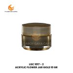 ACRYLIC FLOWER JAR GOLD 10 GR