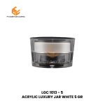 ACRYLIC LUXURY JAR WHITE 5 GR