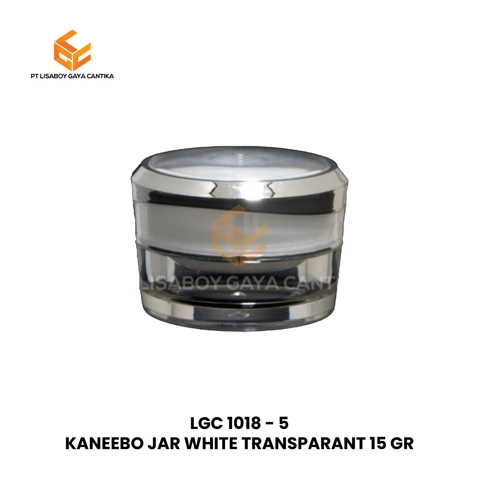 KANEEBO JAR WHITE TRANSPARANT 15 GR