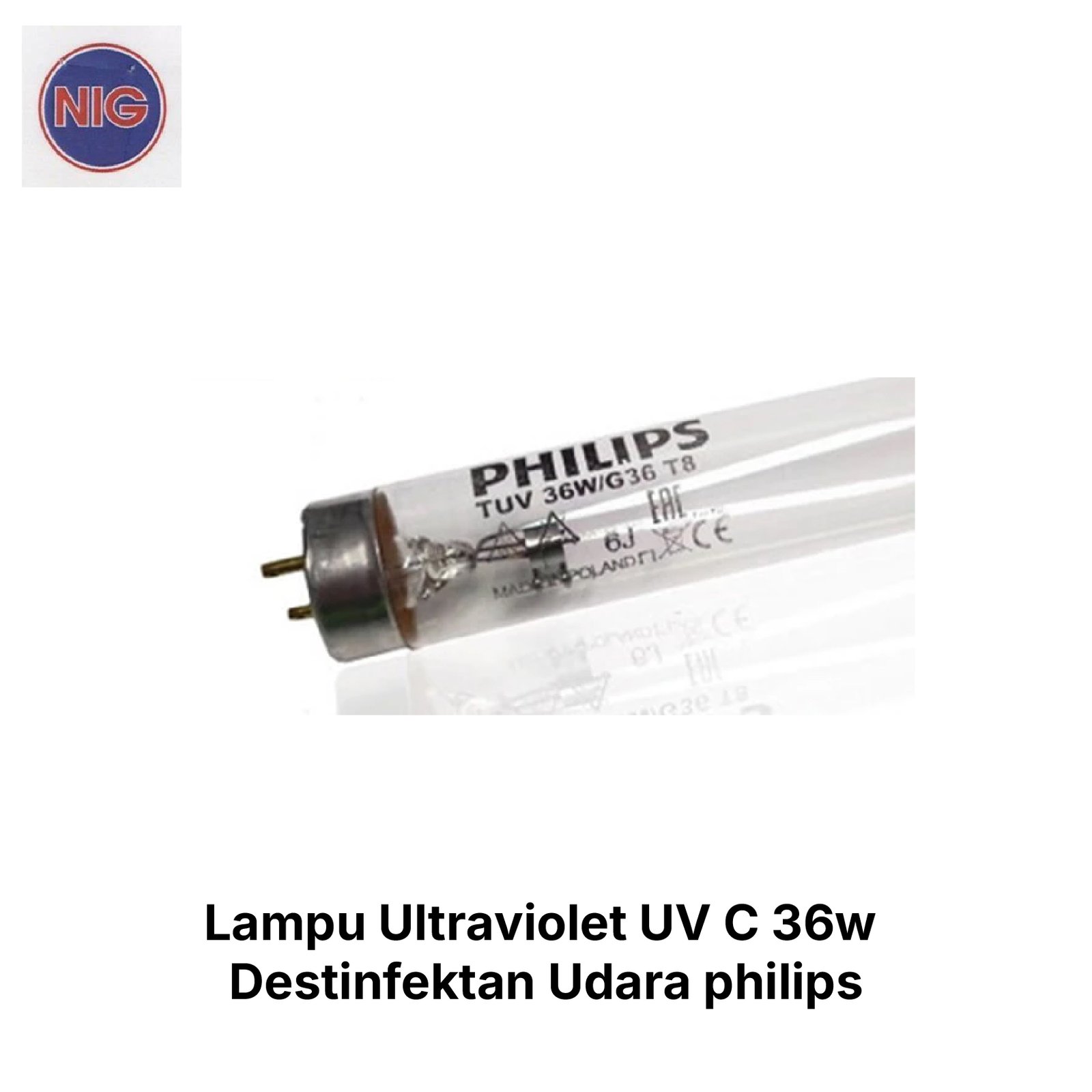 Lampu Ultraviolet UV C 36w Destinfektan Udara philips
