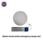 Batrei nicad untuk emergency lampu led