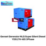 Genset Generator NLG Super Silent Diesel YDS17K-485 3Phase