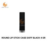 ROUND LIP STICK CASE DOFF BLACK 4 GR