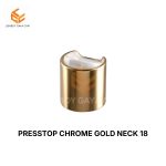 PRESSTOP CHROME GOLD NECK 18
