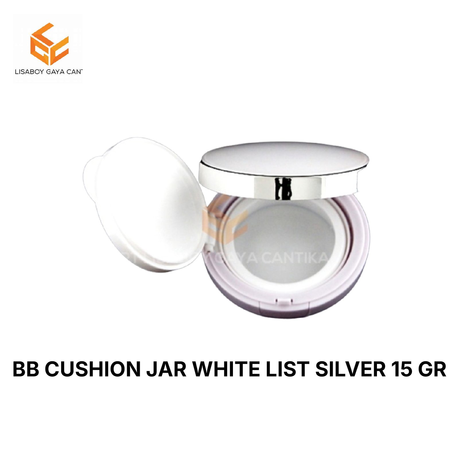 BB CUSHION JAR WHITE LIST SILVER 15 GR