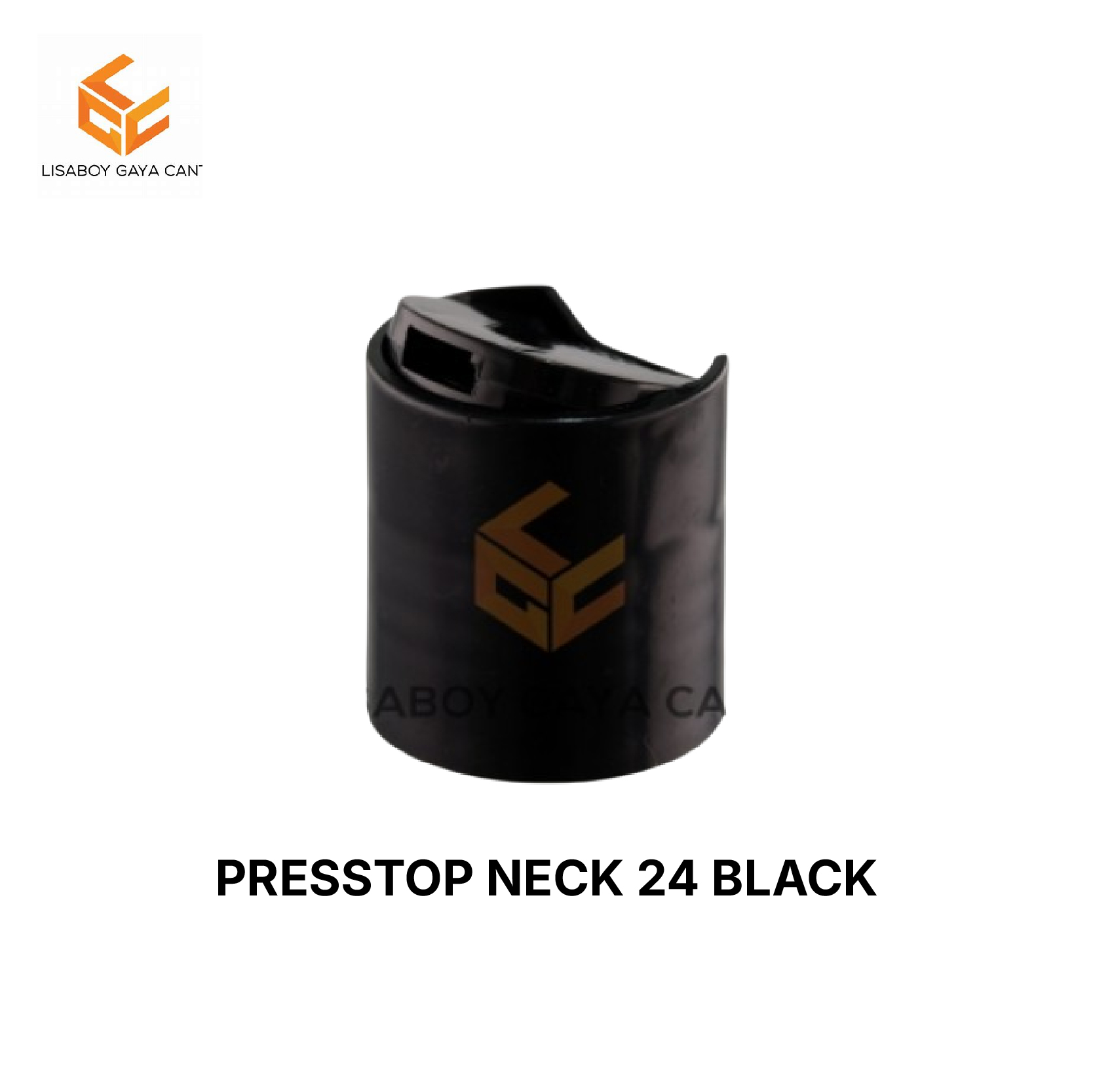 PRESSTOP NECK 24 BLACK