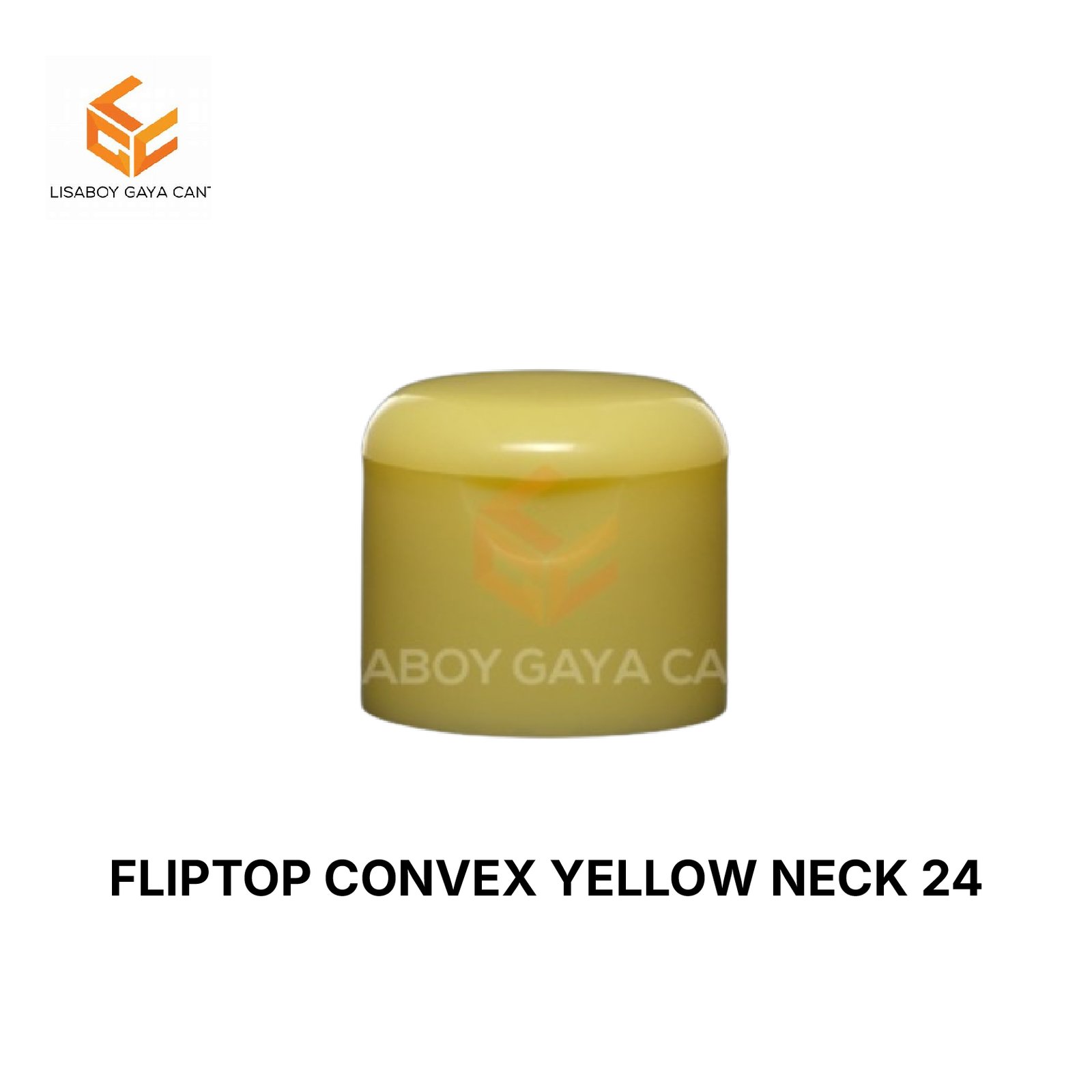 FLIPTOP CONVEX YELLOW NECK 24