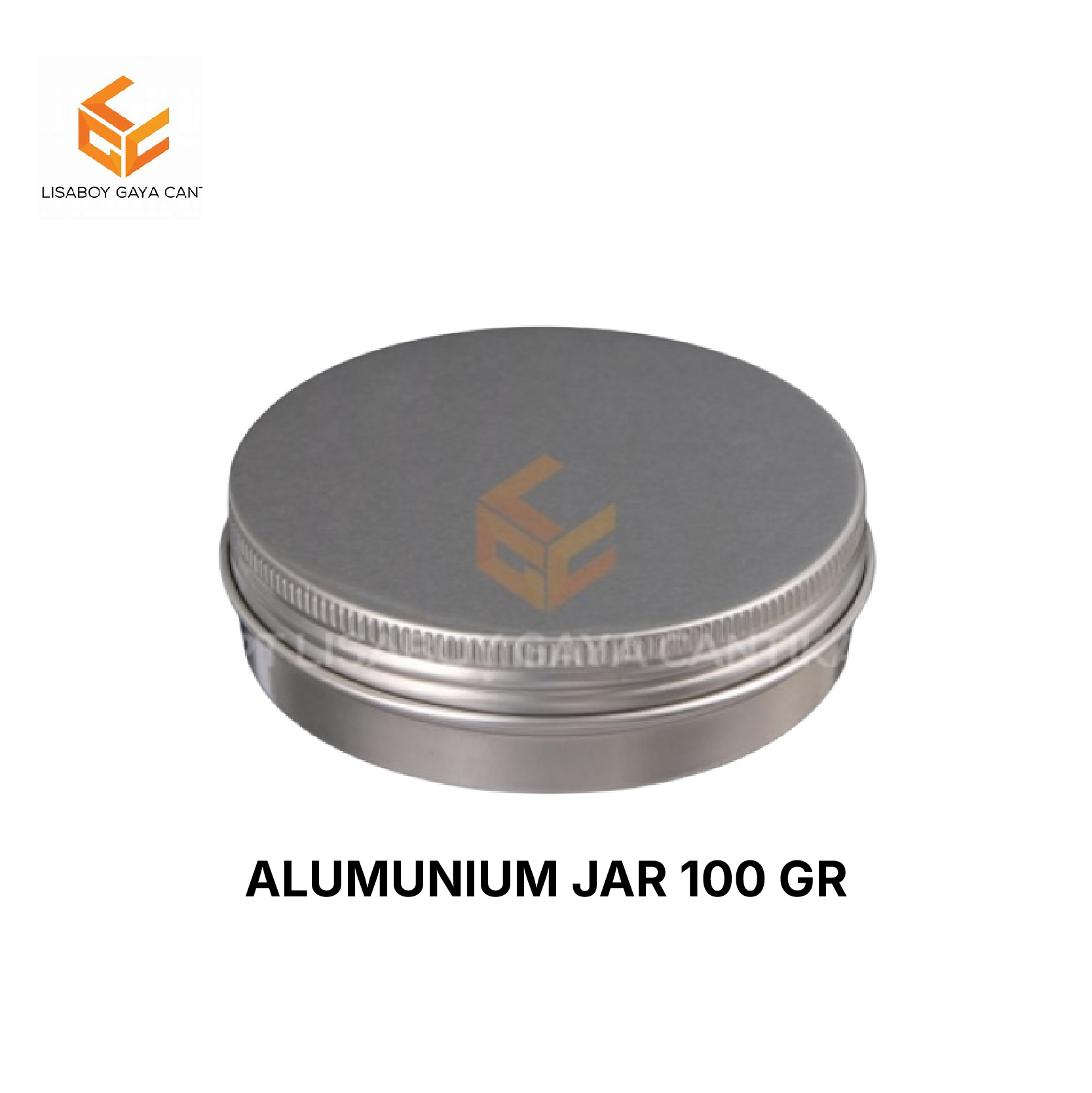 100gm aluminum jar