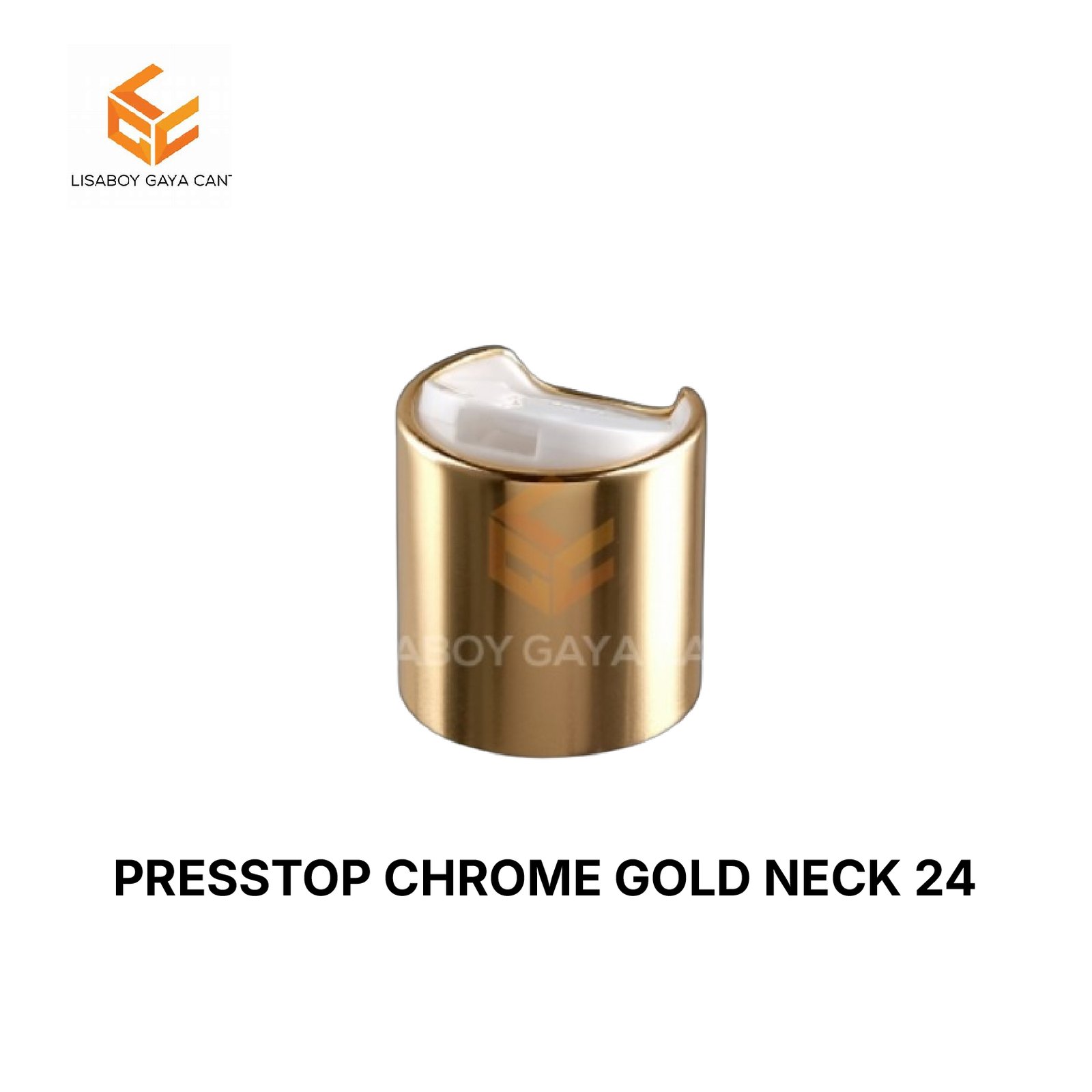 PRESSTOP CHROME GOLD NECK 24