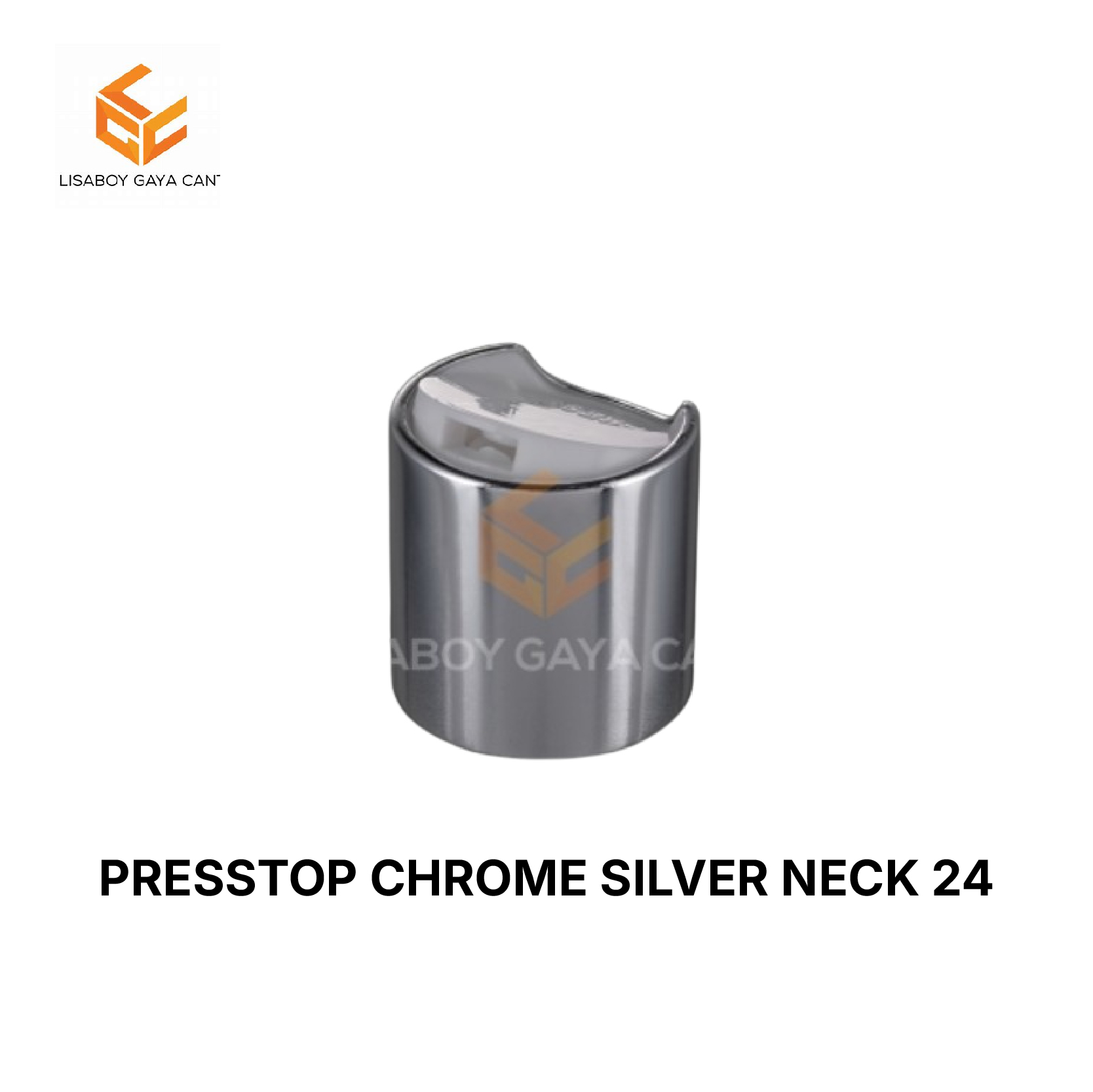 PRESSTOP CHROME SILVER NECK 24