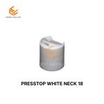 PRESSTOP WHITE NECK 18