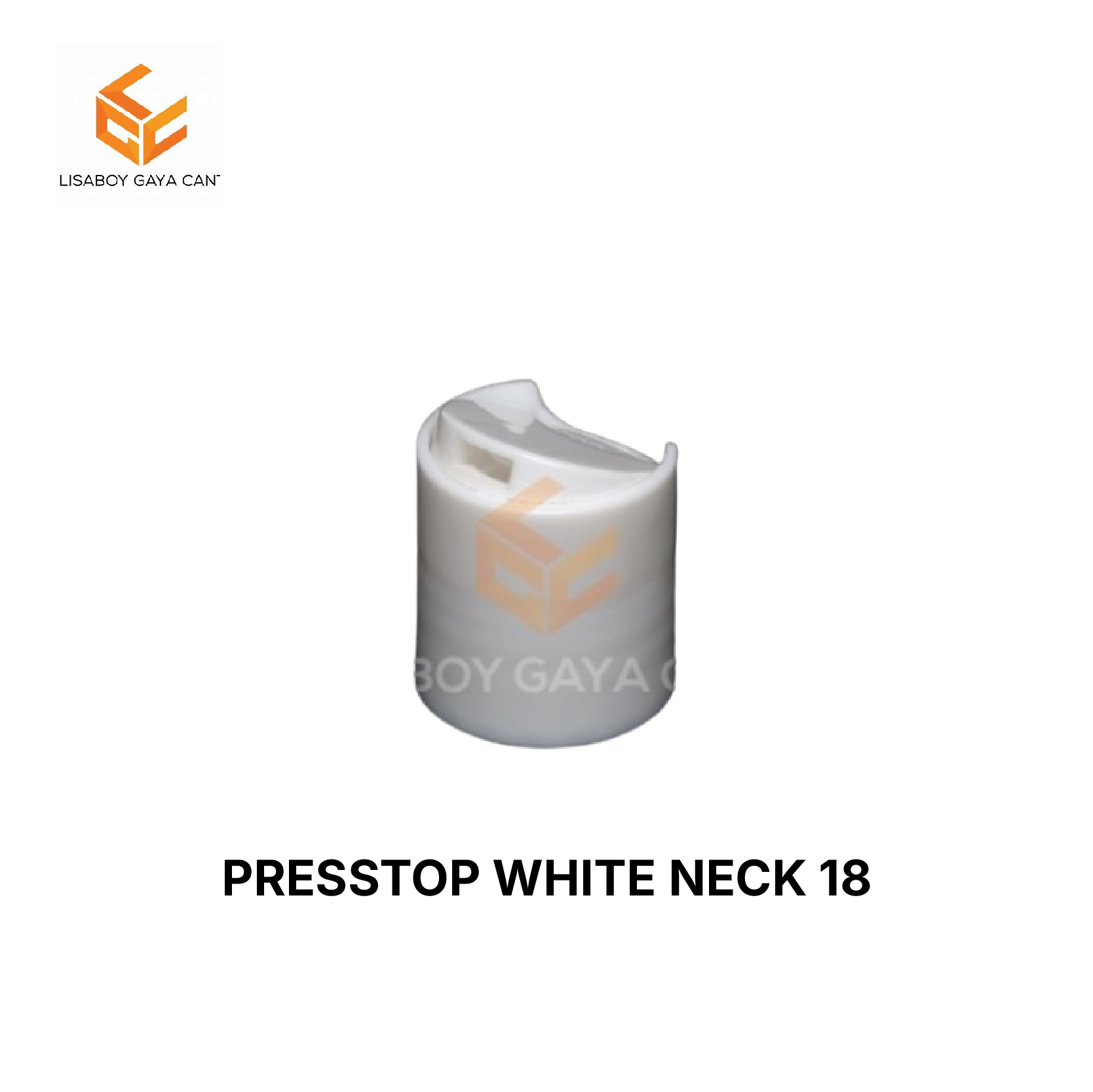 PRESSTOP WHITE NECK 18