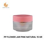 PP FLOWER JAR PINK NATURAL 15 GR
