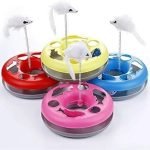 Cat Toy interactive TY17 - mainan kucing bulu tikus bola circular