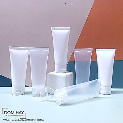 70ml Botol Tube Clear Fliptop Plastik Packaging