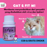 Cat & Fit M1 - Anti Virus & Bakteri Kucing Anjing Kelinci - flu diare infeksi