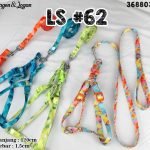 Leash Harness kucing anjing motif LS62 - Tali tuntun Anjing LS#62