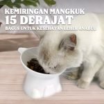 Pet Bowl Neck Protection M92 - Tempat Makan Hewan Peliharaan Kaki Tinggi