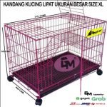 KHUSUS GOJEK - Kandang Kucing Tingkat 2 Dimensi 75 x 45 x 50 cma