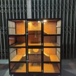 Kandang Kucing Tingkat Alumunium estetik premium