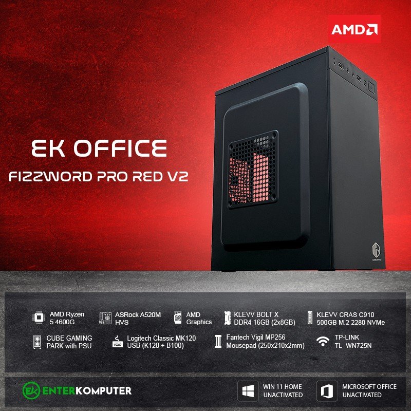 EK Office Fizzword PRO Red V2